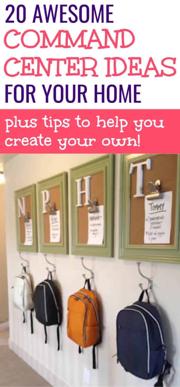 20 of the Most Inspiring Family Command Center Ideas