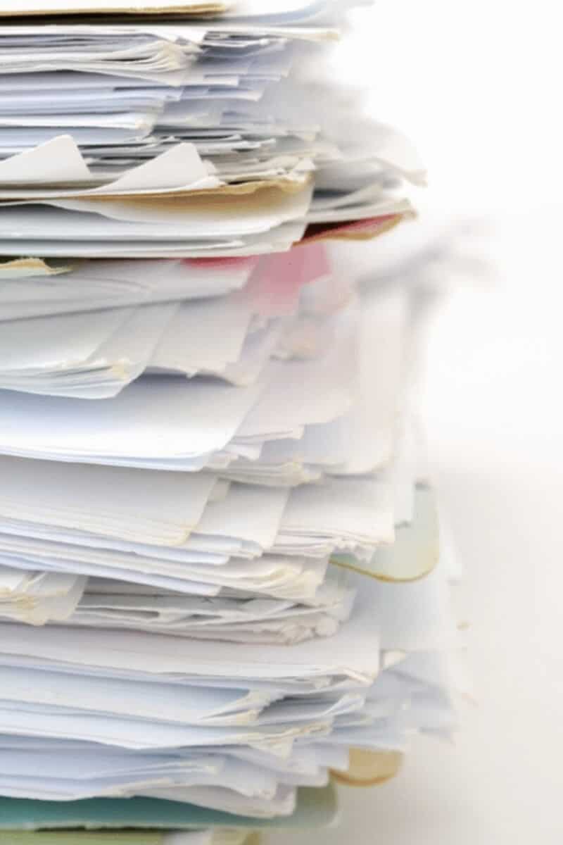 How to Declutter the Paper Piles for Good